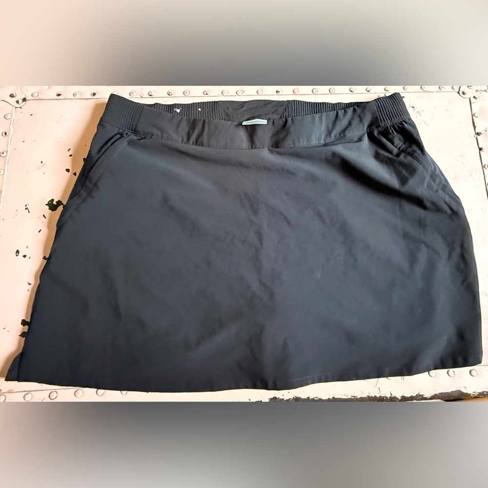 Columbia Black Mini Pickleball Tennis Skirt for Athletic Wear